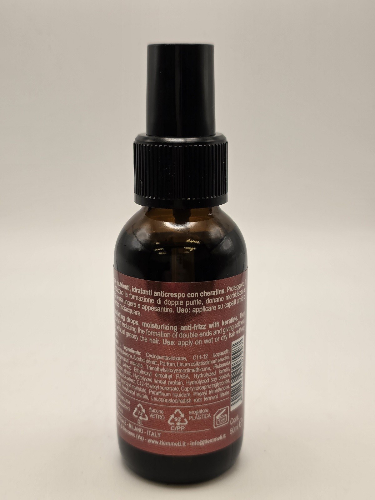 TMT Keratin System Drops 50ml – Gocce Cheratina Anticrespo Ristrutturanti Capelli Tmt www.essenzetotalstyle.com 
