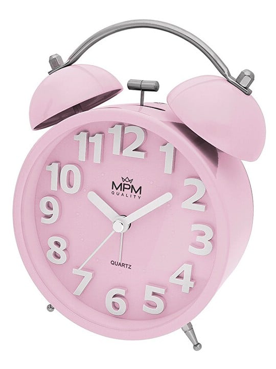 MPM Quality Sveglia analogica in metallo MPM Happy Morning - rosa C01.4056.23 donna