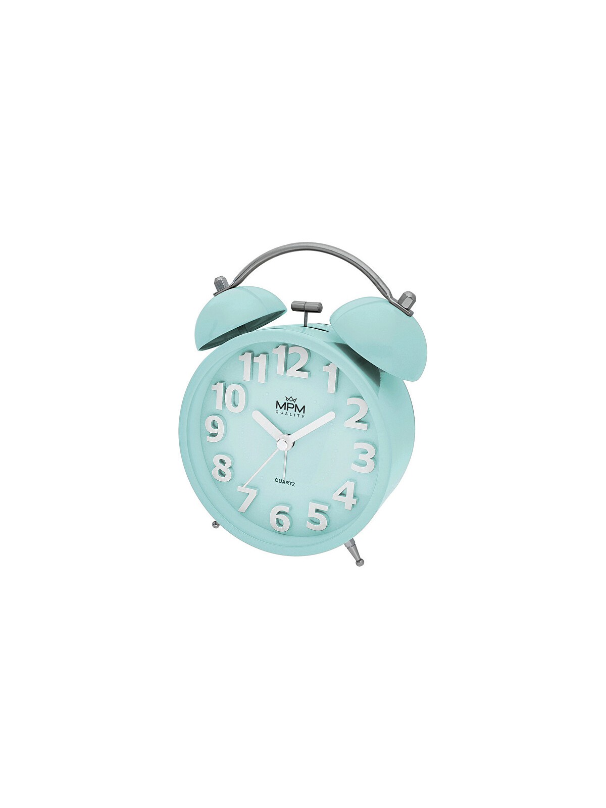 MPM Quality Sveglia analogica in metallo MPM Happy Morning - azzurro C01.4056.31 unisex
