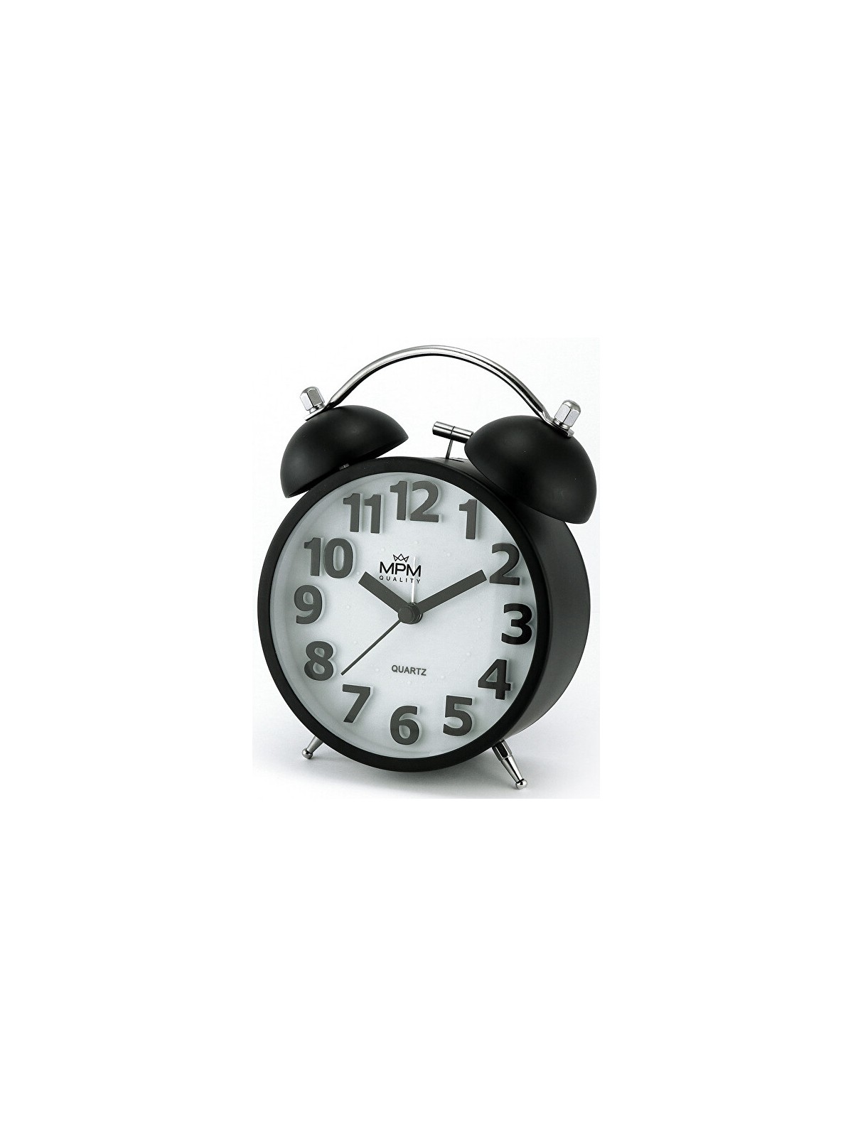 MPM Quality Sveglia analogica in metallo MPM Happy Morning - nera C01.4056.90 unisex