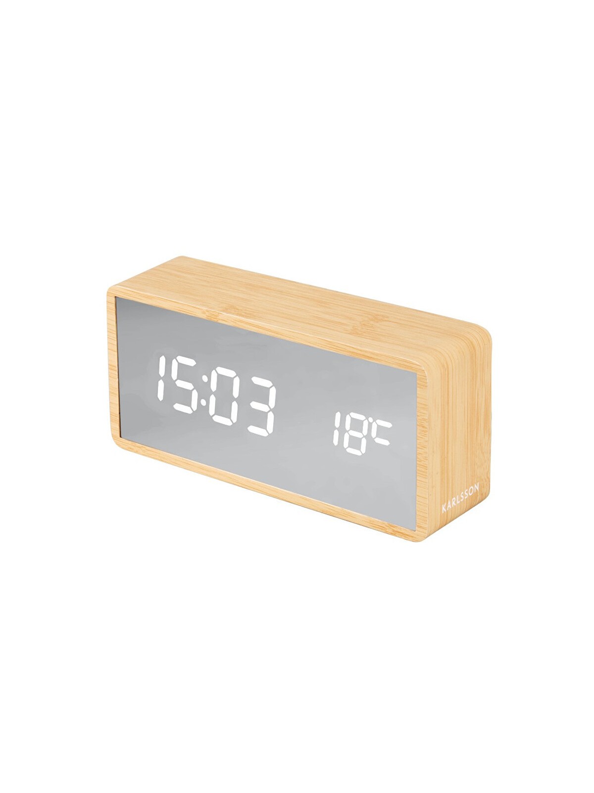 Karlsson Sveglia a LED di design con termometro KA5879WD unisex