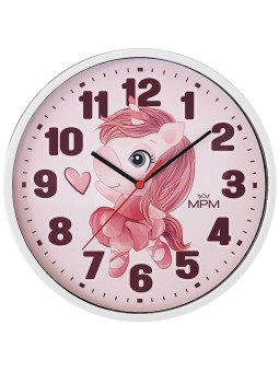 MPM Quality Orologio da parete per bambini Unicorno E01M.4266.00 bambino