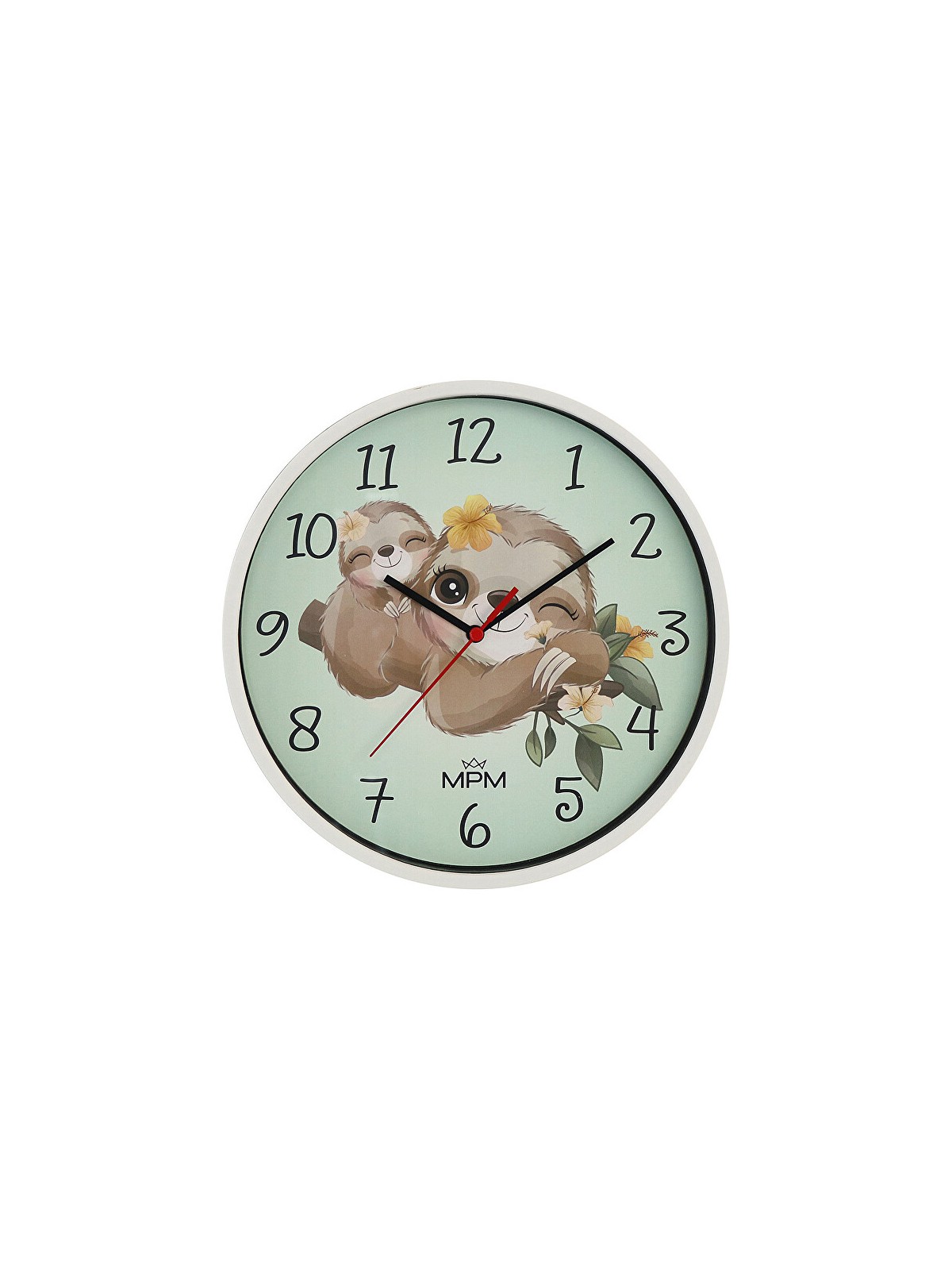 MPM Quality Orologio da parete per bambini con bradipo E01M.4267.00 bambino