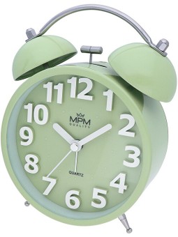 MPM Quality Sveglia analogica in metallo MPM Happy Morning - pistacchio C01.4056.45 unisex