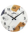 MPM Quality Orologio da parete in vetro Fiores E09.4377 unisex