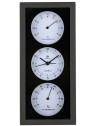 Lowell Orologio da parete/scrivania con termometro e igrometro JA7071BN unisex