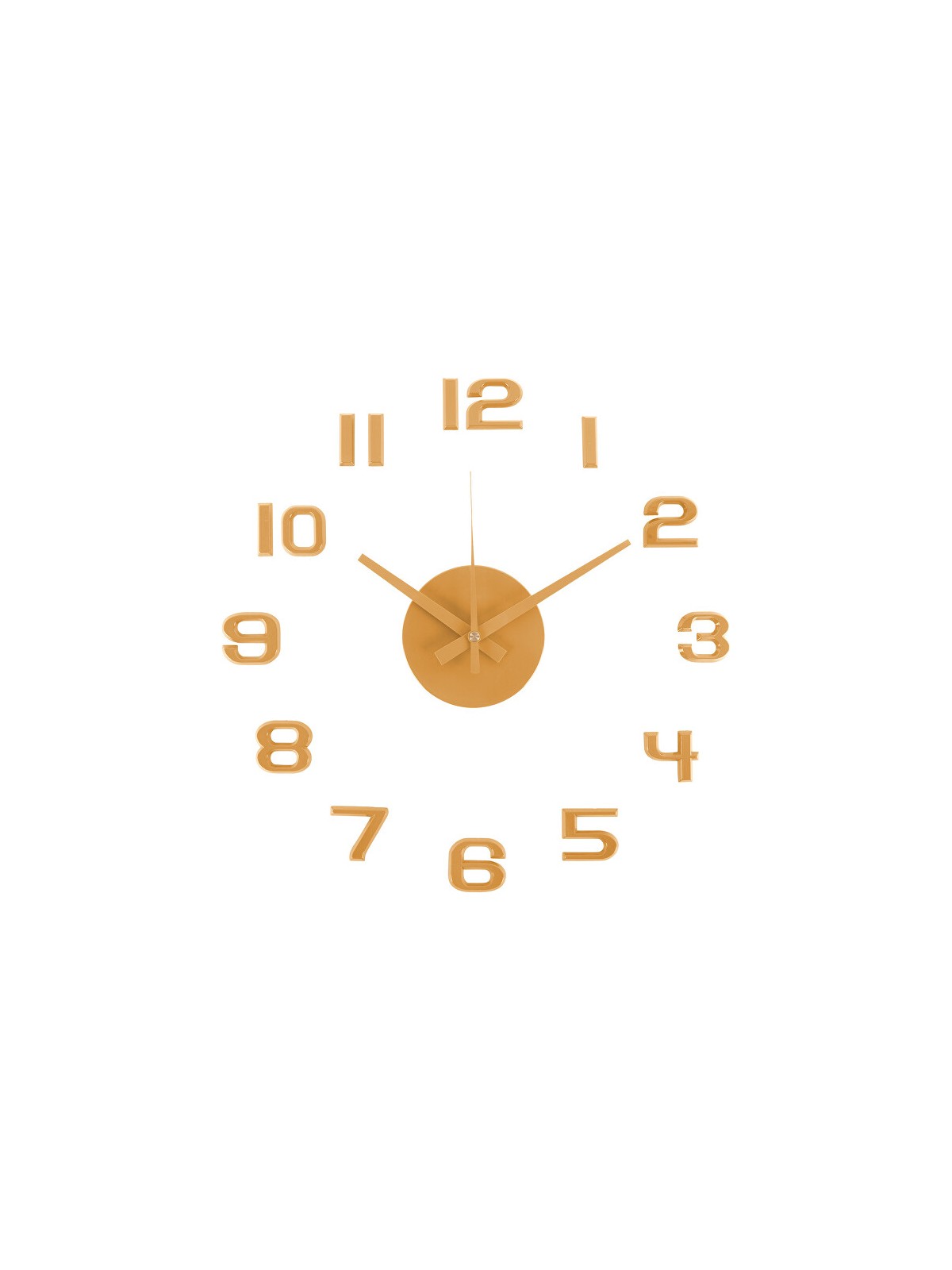 Karlsson Orologio da parete di design con numeri adesivi KA6001YE unisex