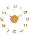 Karlsson Orologio da parete di design con numeri adesivi KA6001YE unisex