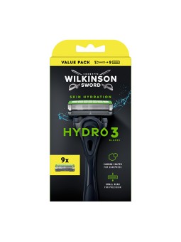 Wilkinson Rasoio elettrico Sword Hydro 3 + inserti 9 pezzi