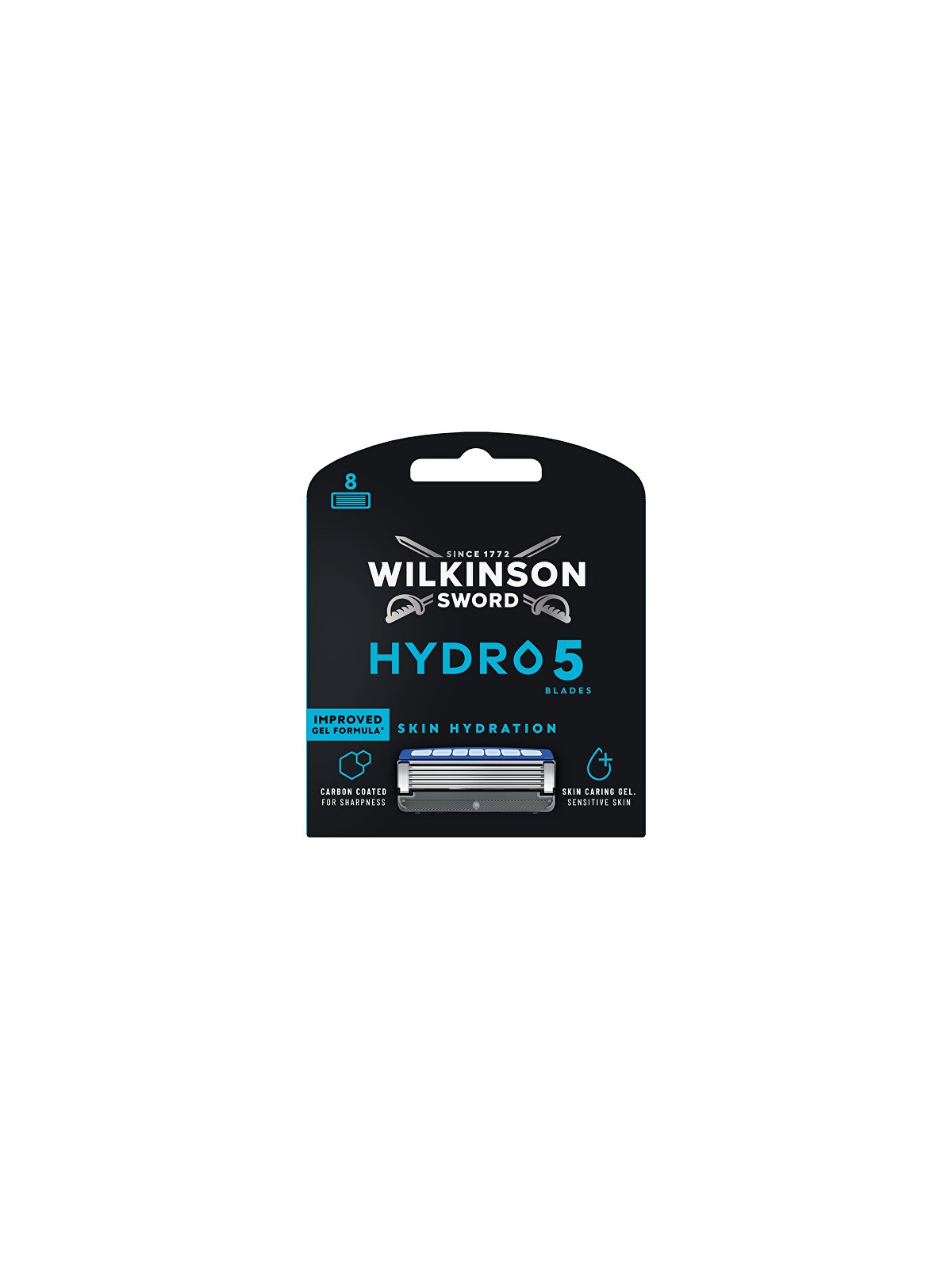 Wilkinson Lame da rasoio Hydro 5, 8 pezzi.