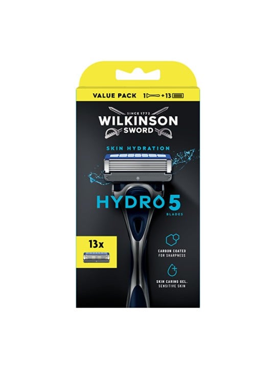 Wilkinson Rasoio elettrico Sword Hydro 5 + inserti 13 pezzi