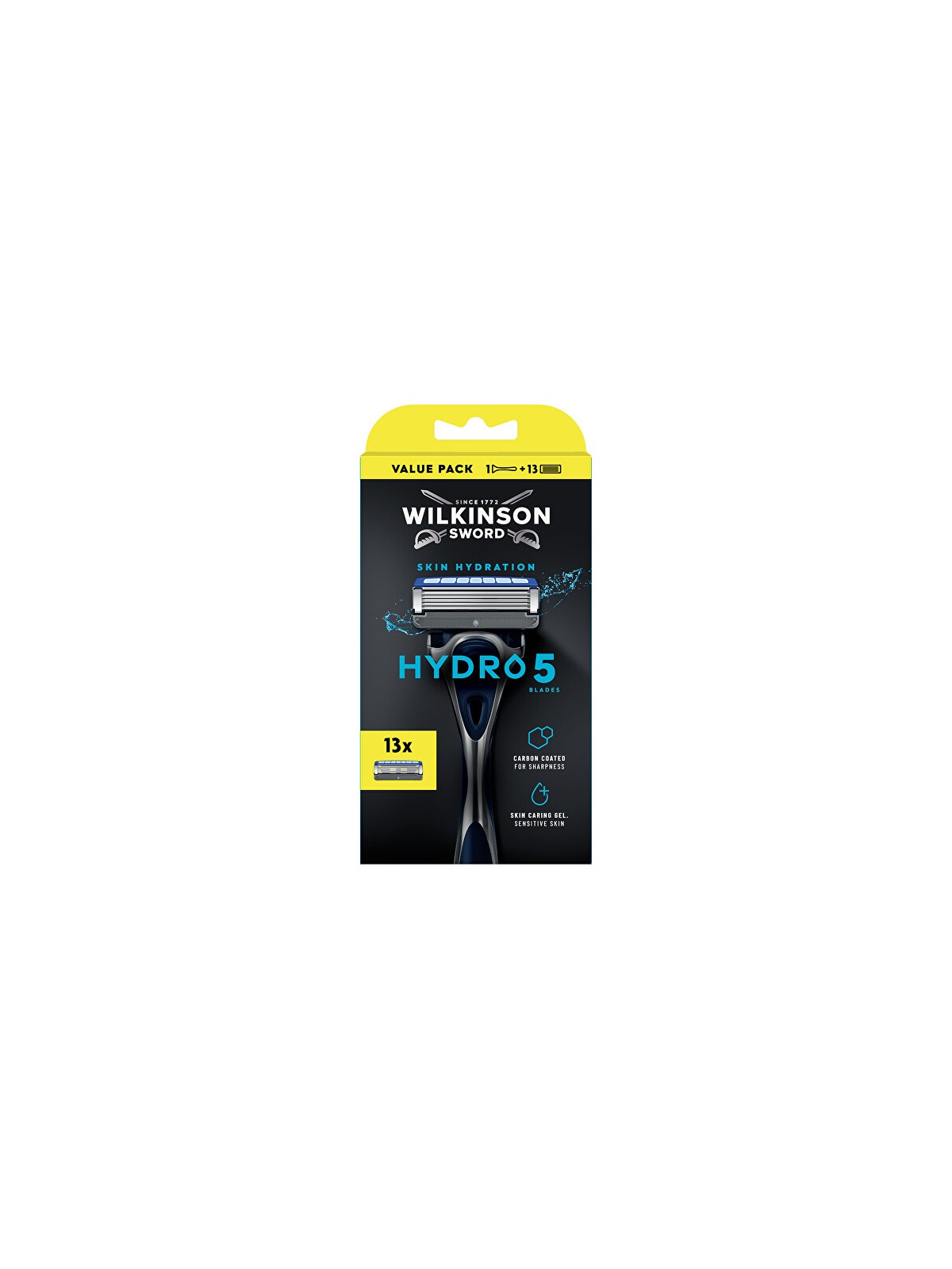 Wilkinson Rasoio elettrico Sword Hydro 5 + inserti 13 pezzi