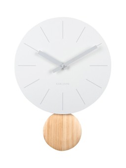 Karlsson Orologio da parete a pendolo KA5967WH unisex