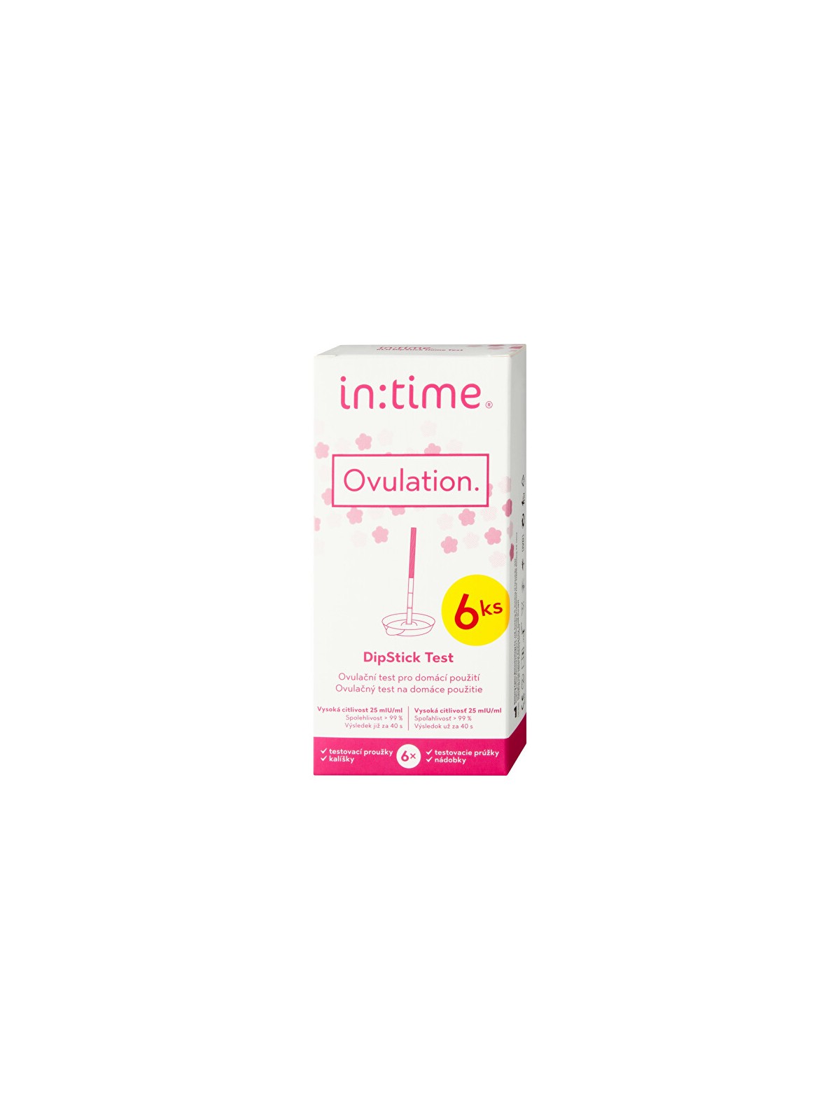 InTime Test di ovulazione Intime Ovulation DipStick Test 6 pezzi donna