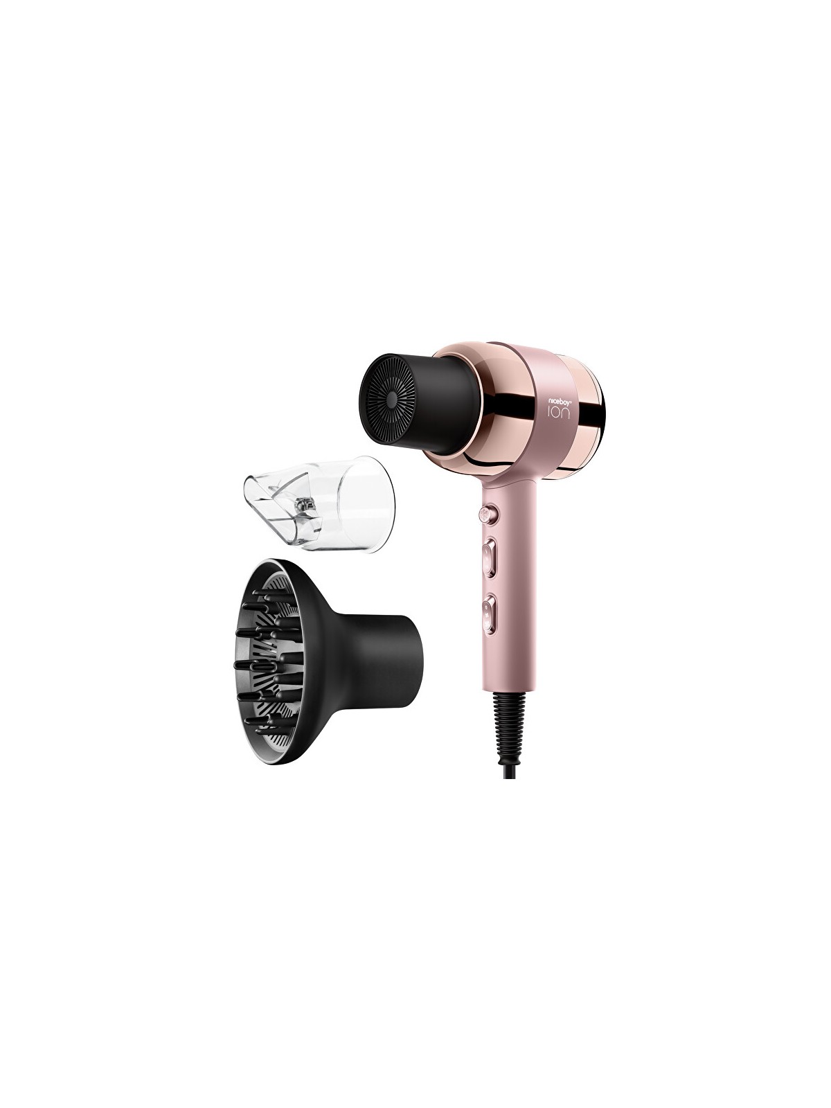 Niceboy Asciugacapelli ION AirSonic PRO Rosa donna