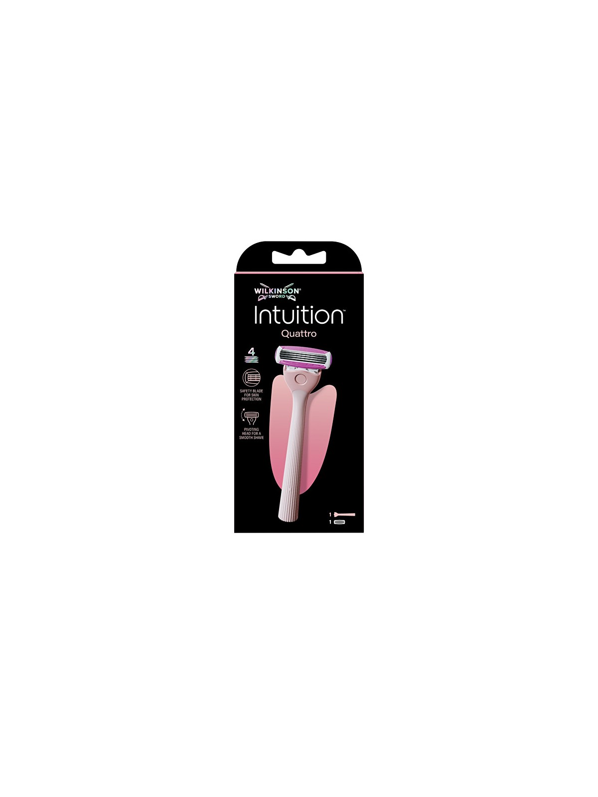 Wilkinson Rasoio elettrico Intuition Quattro + cartuccia 1 pezzo