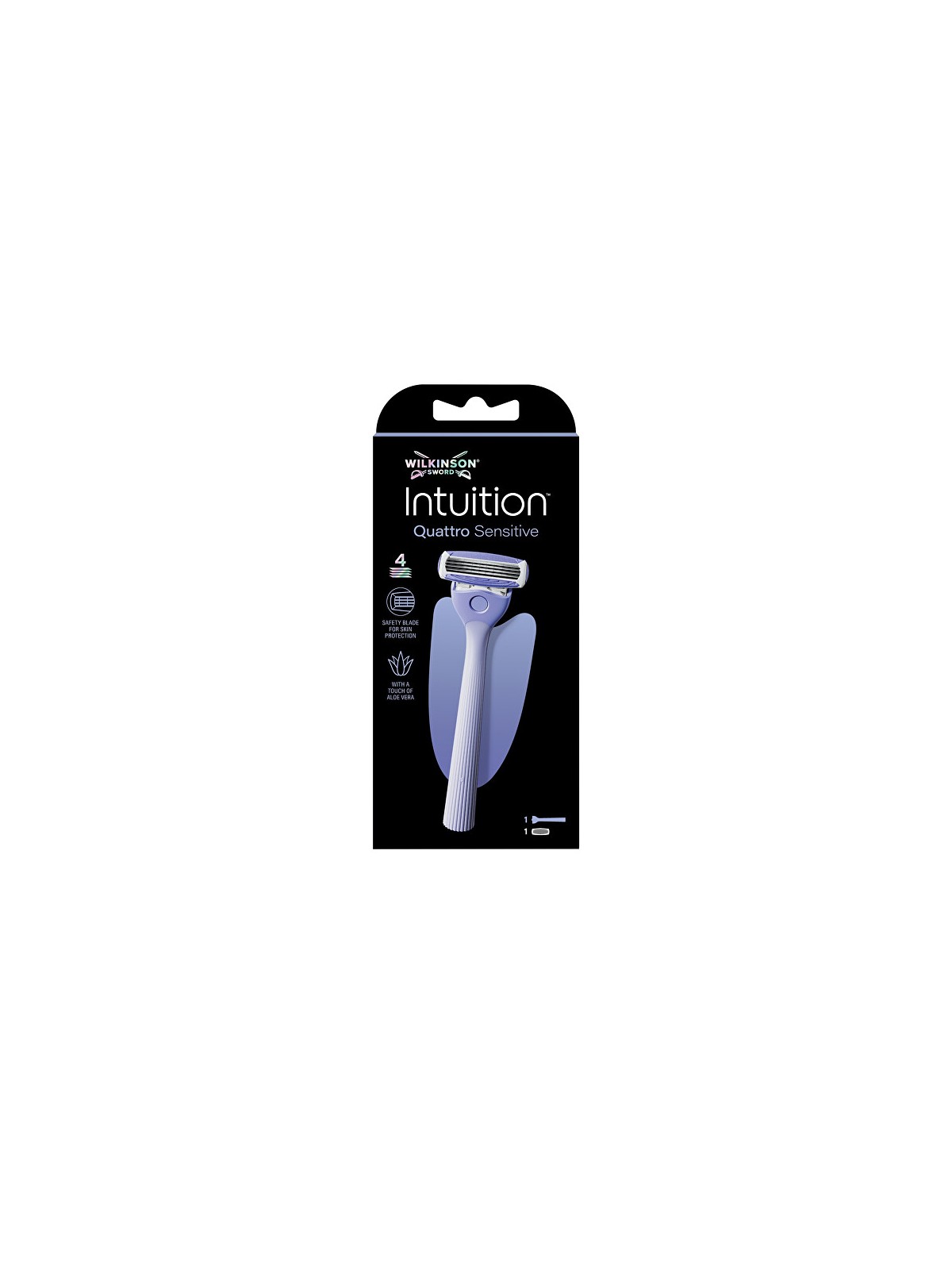 Wilkinson Rasoio elettrico Sword Intuition Quattro Sensitive per donna, 1 pezzo.