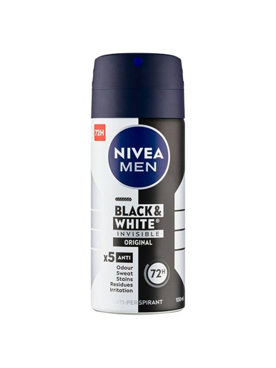 Nivea Spray antitraspirante per uomo Invisible For Black & White Antitraspirante 100ml uomo