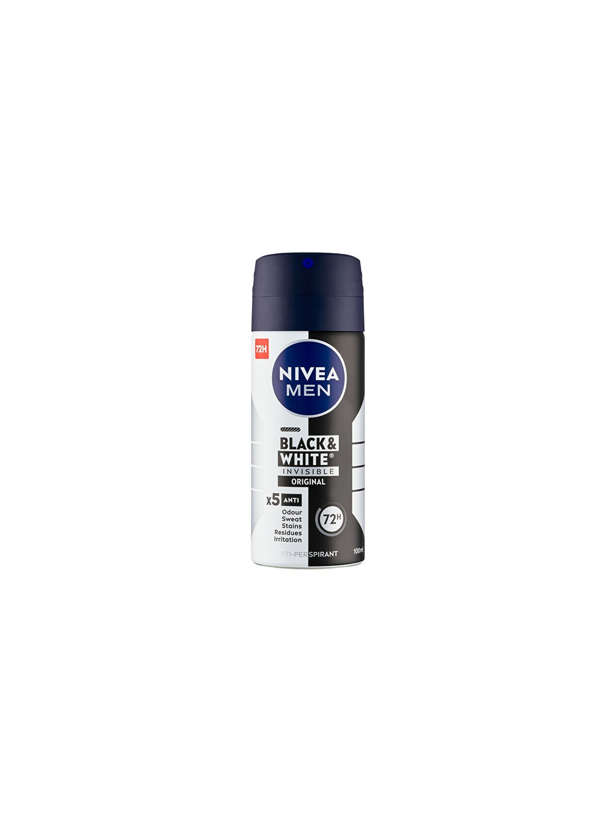 Nivea Spray antitraspirante per uomo Invisible For Black & White Antitraspirante 100ml uomo