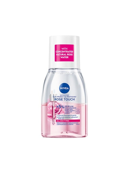 Nivea Rose Touch Struccante occhi waterproof 100 ml donna