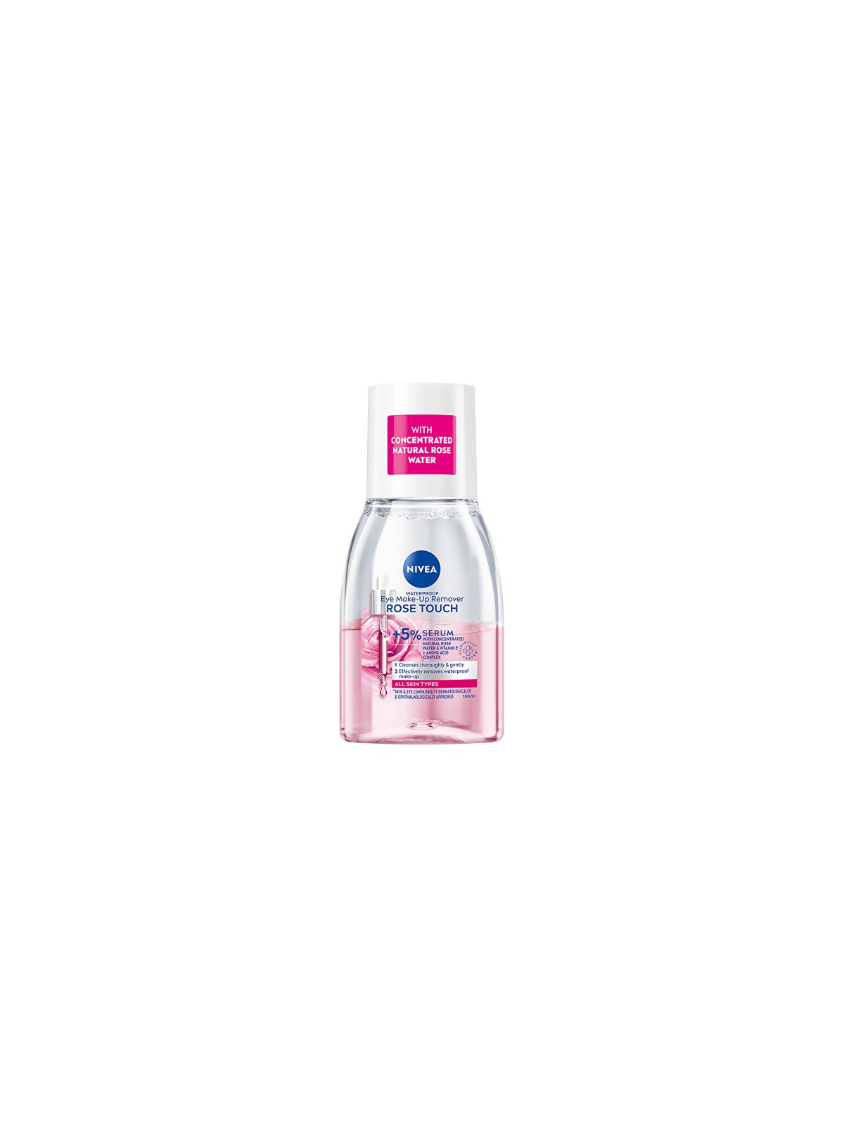 Nivea Rose Touch Struccante occhi waterproof 100 ml donna