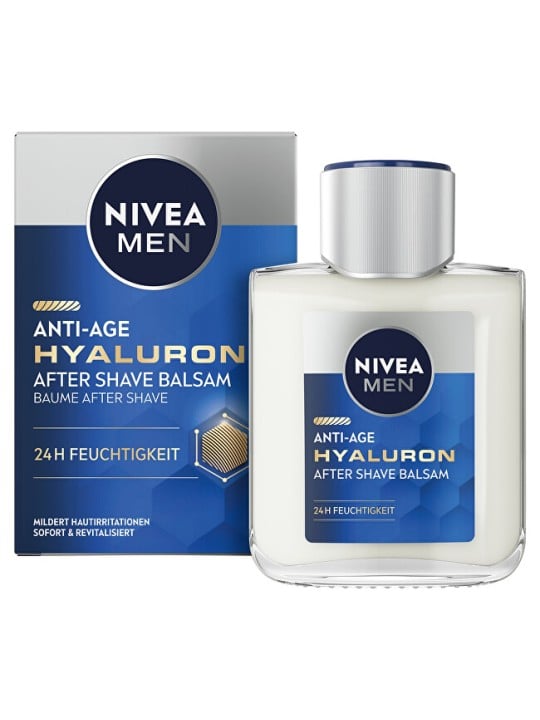 Nivea Balsamo anti-età all'acido ialuronico per uomo, dopobarba, 100ml