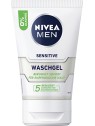 Nivea Gel detergente Men Sensitive Wash Gel 100ml uomo
