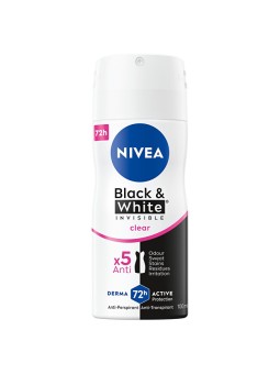 Nivea Deodorante antitraspirante trasparente invisibile Black & White 100ml