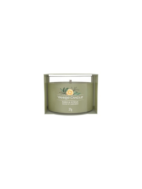 Yankee Candle Candela votiva in vetro Salvia e Agrumi 37 g unisex
