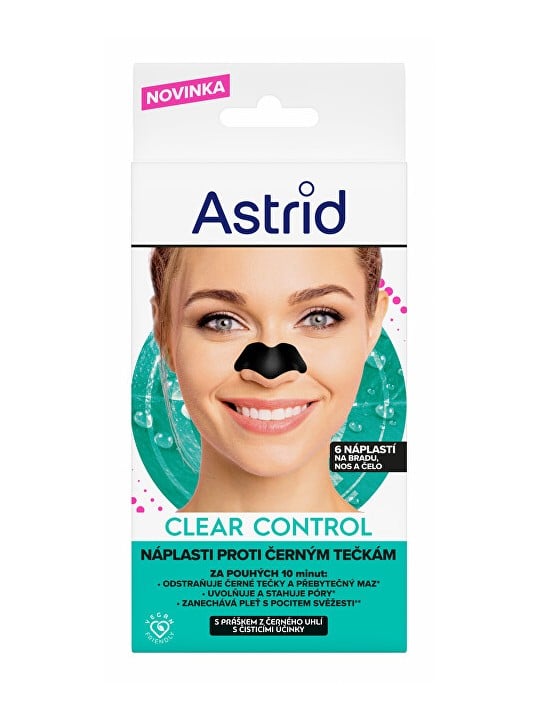 Astrid Clear Control - Cerotti Anti-Punti Neri 6 pz