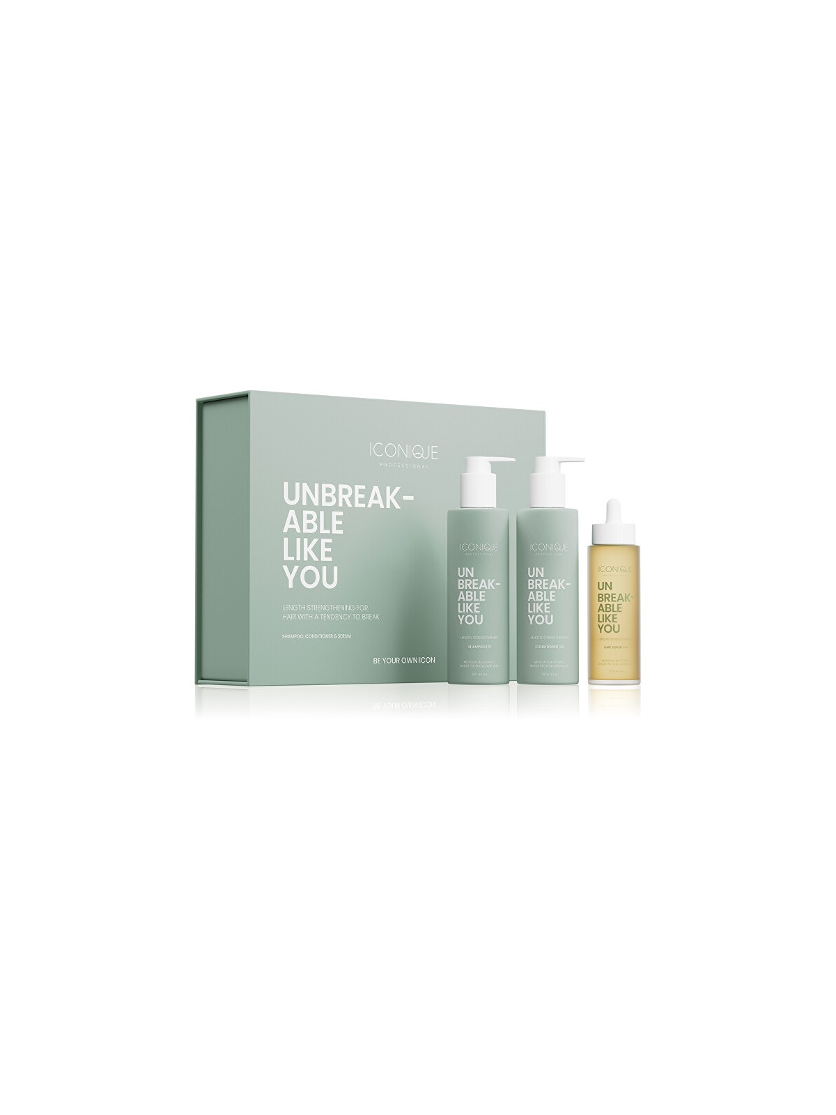 ICONIQUE Professional Set regalo per allungare i capelli Unbreakable Like You donna