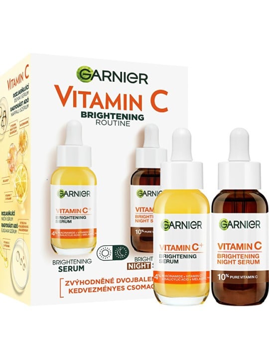 Garnier Set regalo per la cura della pelle illuminante alla vitamina C donna
