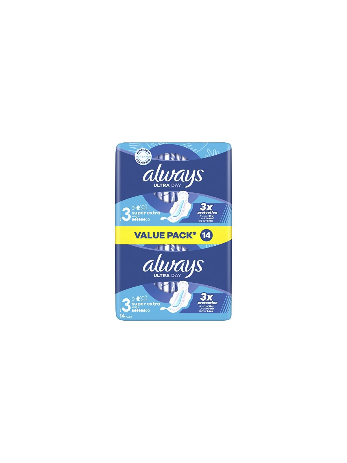 Always Assorbenti igienici Ultra Day Super Extra Duo, confezione da 14 pezzi donna