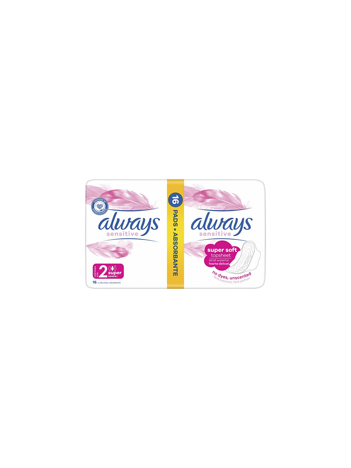 Always Assorbenti igienici Ultra Sensitive Super Duo, confezione da 16 pezzi donna
