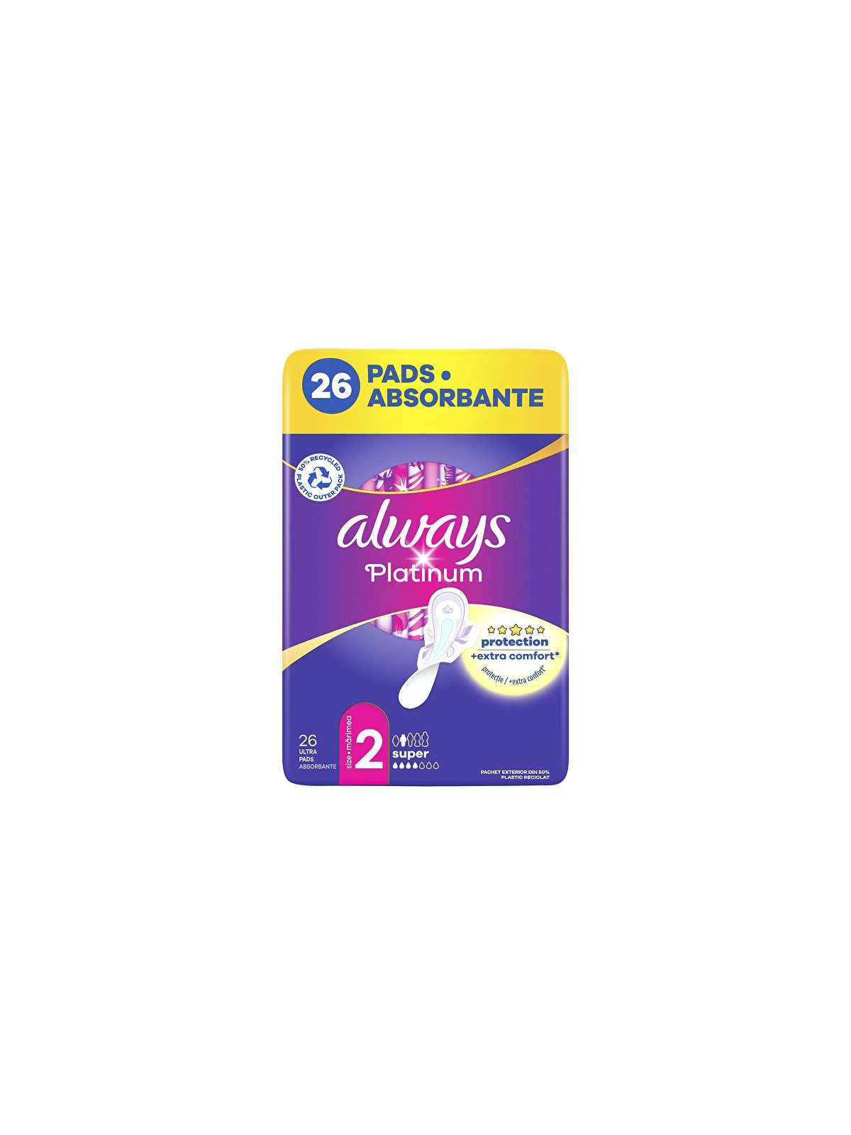 Always Assorbenti super igienici Ultra Platinum, confezione da 26 pezzi donna