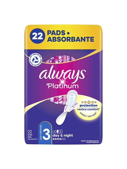 Always Assorbenti igienici Ultra Platinum Night, 22 pezzi donna