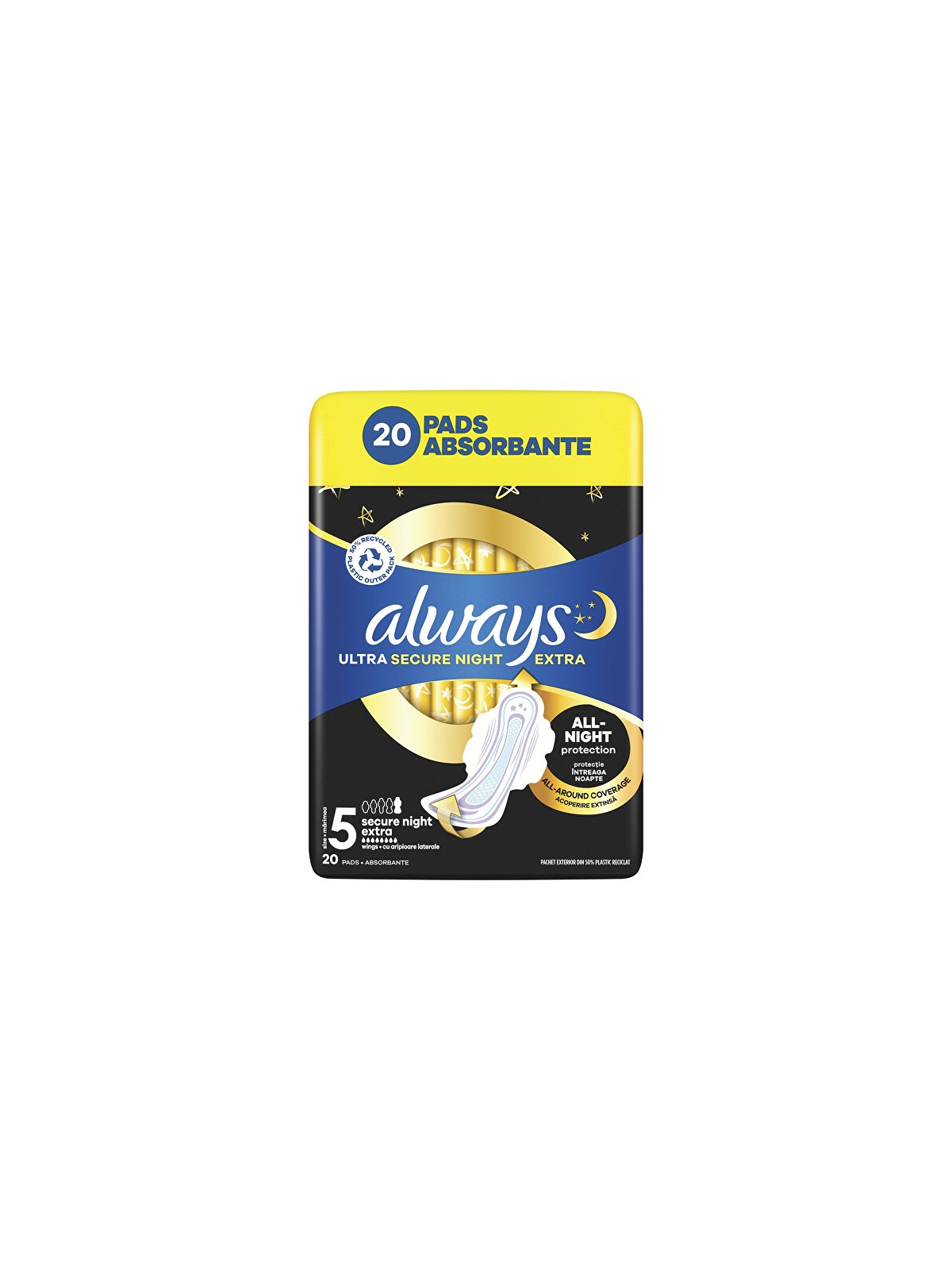 Always Assorbenti igienici notturni Ultra Secure Night S5, 20 pezzi donna