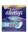 Always Salvaslip deodoranti normali, 58 pezzi donna