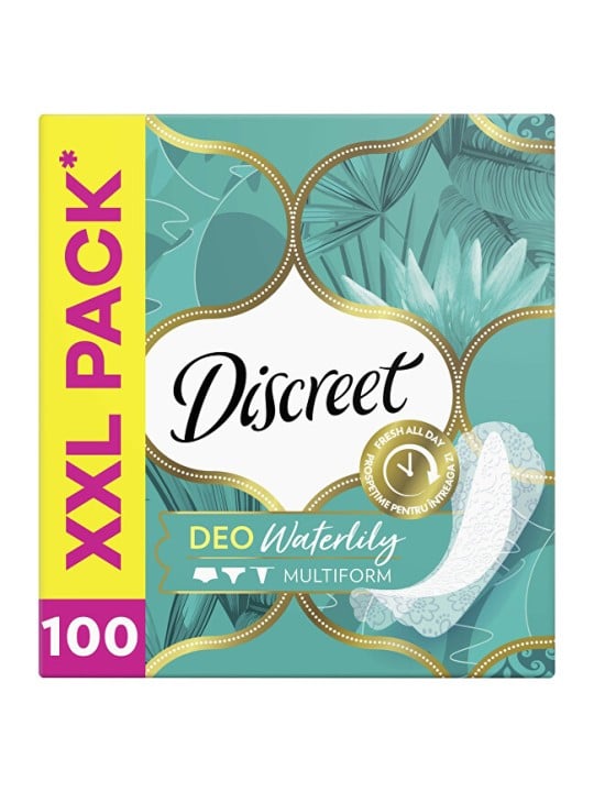 Discreet Salvaslip Waterlily Multiform, 100 pezzi donna