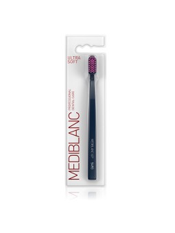 MEDIBLANC Spazzolino da denti ultra morbido, blu scuro, 1 pezzo. unisex