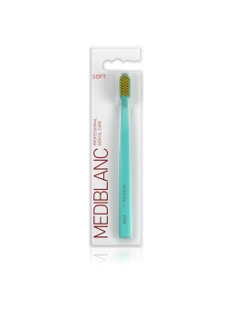 MEDIBLANC Spazzolino morbido blu, 1 pezzo. unisex
