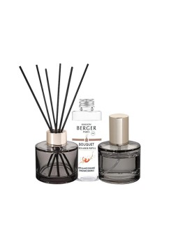 Maison Berger Paris Set regalo diffusore di aromi Rosalie grigio + ricarica e spray per ambienti con glitter intensi unisex