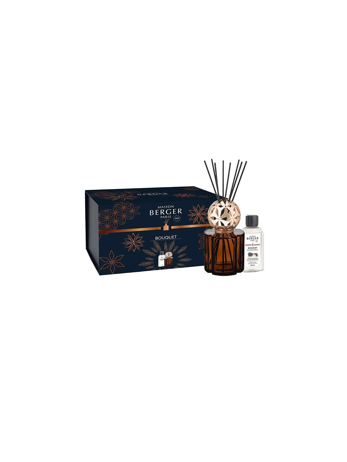 Maison Berger Paris Set regalo diffusore di aromi Pomelis marrone + ricarica Magnifica Vaniglia 200ml unisex