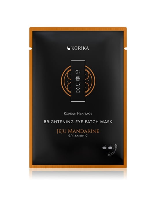 KORIKA Maschera contorno occhi illuminante in biocellulosa, stile coreano Maschera contorno occhi illuminante 2 pezzi donna