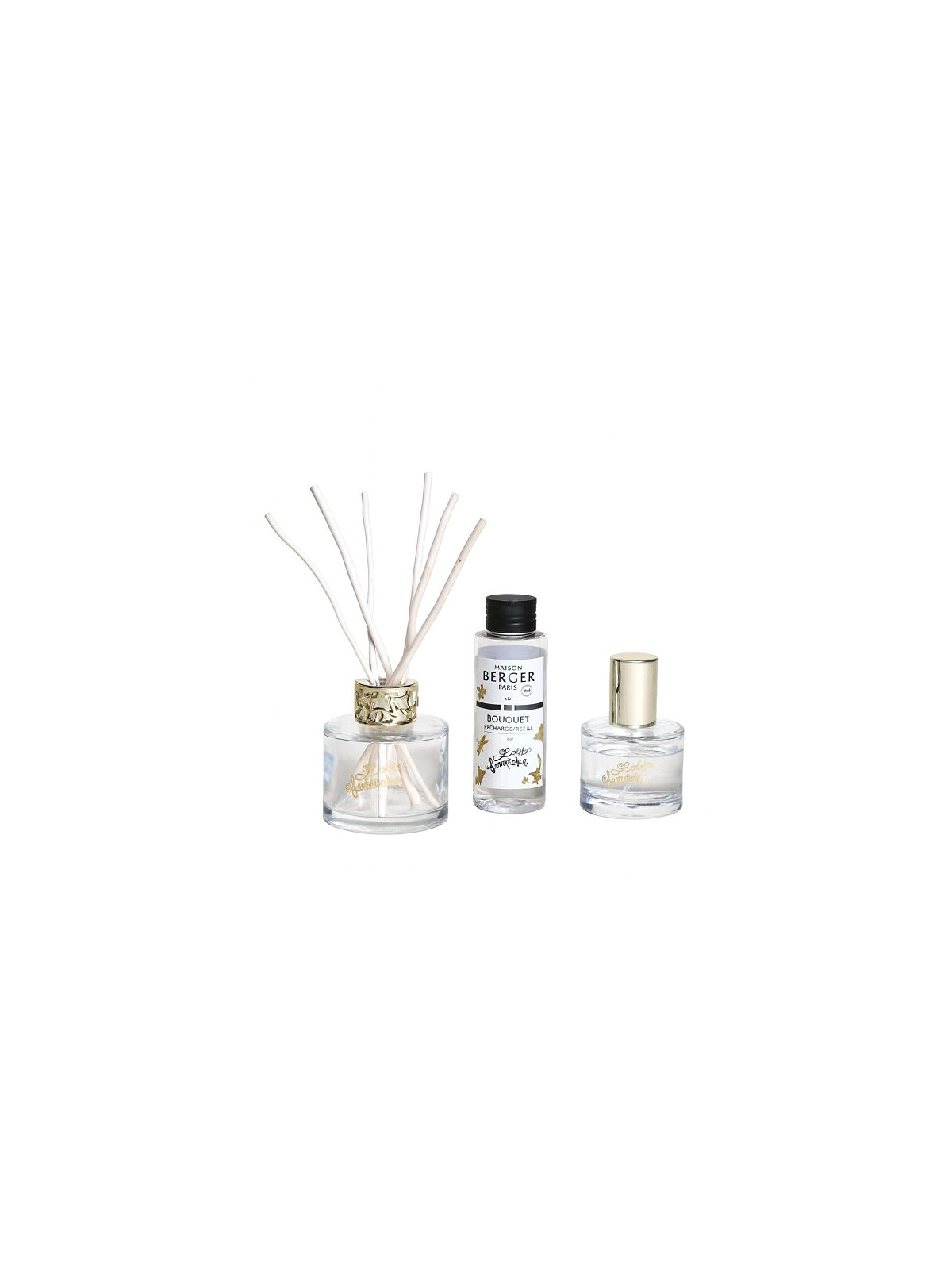 Maison Berger Paris Set regalo mini diffusore Lolita Lempicka trasparente + ricarica e spray per la casa Lolita Lempicka unisex