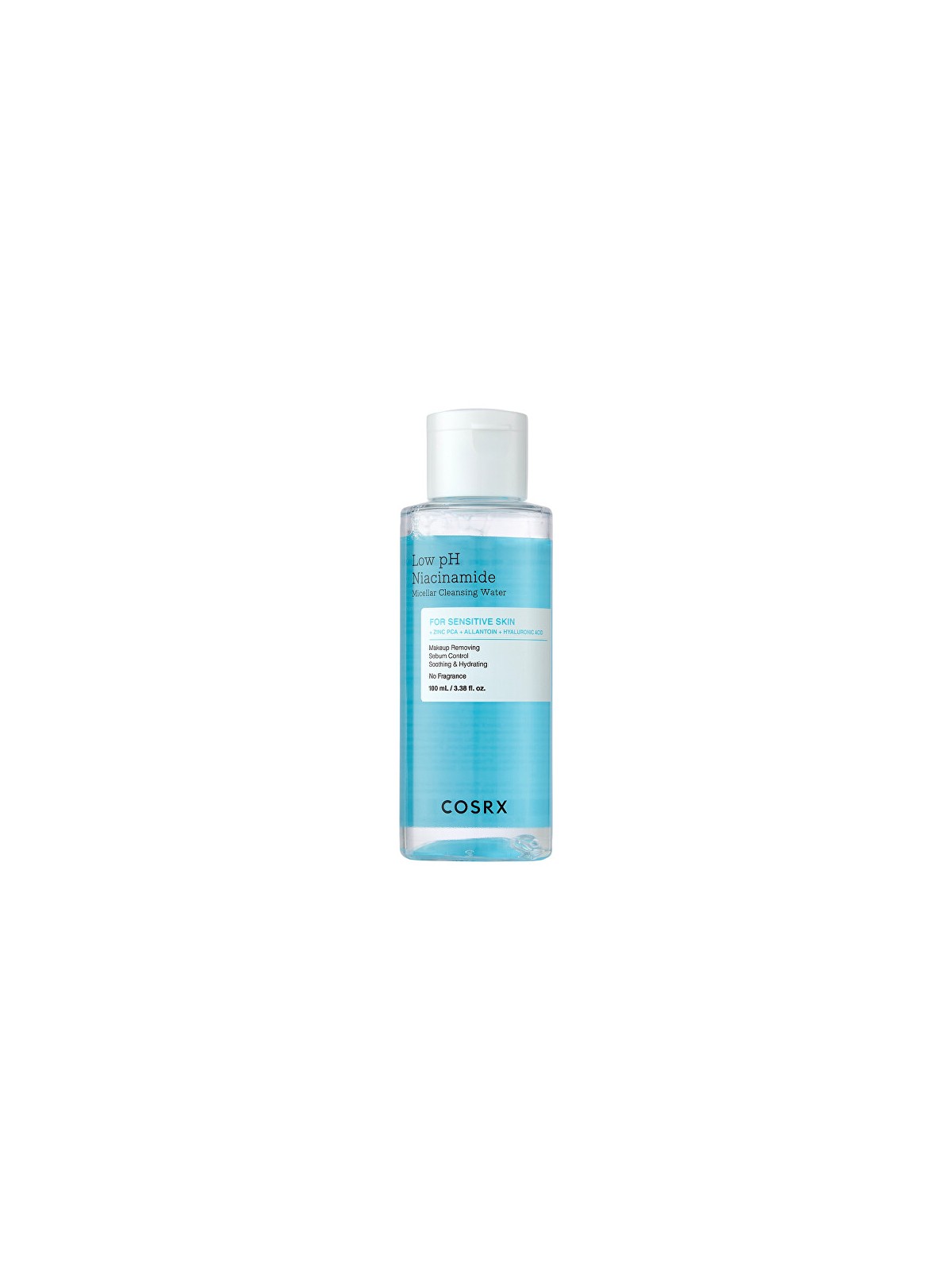 COSRX Acqua micellare detergente per pelli sensibili. Niacinamide a basso pH Acqua micellare detergente 100 ml donna