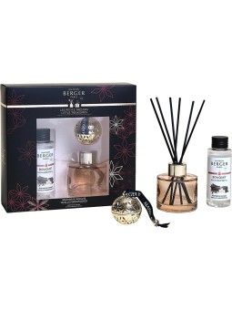 Maison Berger Paris Set regalo con diffusore di aromi Pomelis e ceramiche profumate, Vaniglia Magnifica unisex
