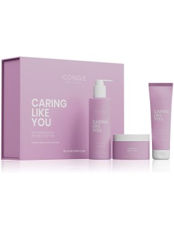 ICONIQUE Professional Set regalo "Caring Like You" per capelli secchi e danneggiati donna