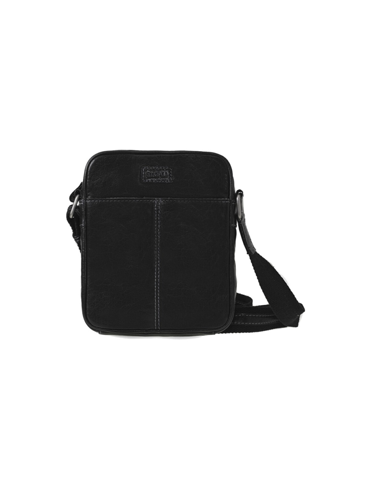 SEGALI Borsa a tracolla da uomo in pelle 7018 nera uomo