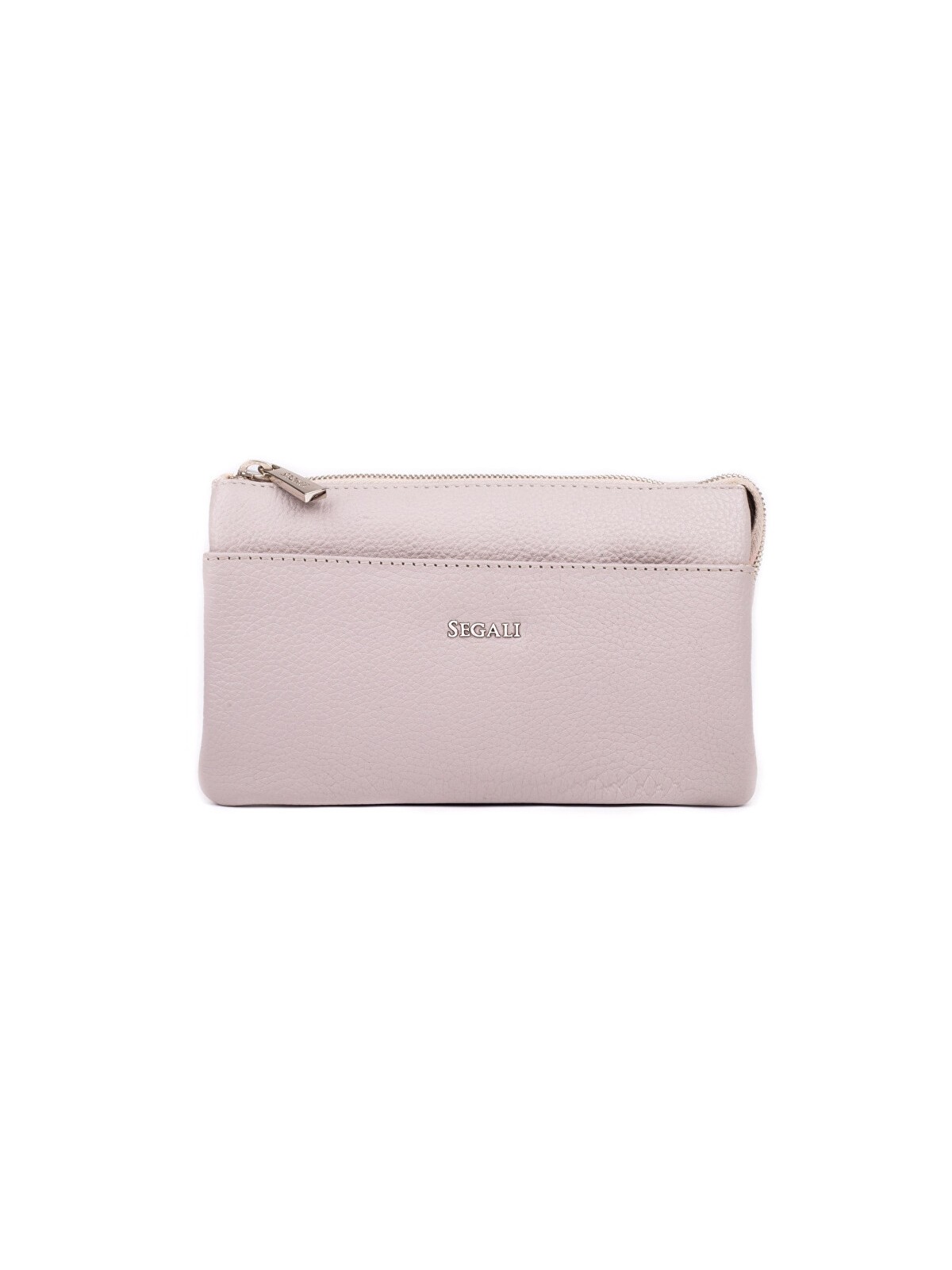 SEGALI Borsa a tracolla da donna in pelle 8002 color tortora donna